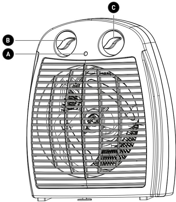 HIGH ONE HO FH110T - Portable heaters Appareils de chauffage mobiles Draagbaar verwarmingstoestel Calefactores portátiles - 1