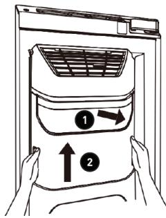 VALBERG SBS 573 WD C X625C - Clean the ice container - 1