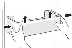 VALBERG SBS 573 WD C X625C - Cleaning of door tray - 1