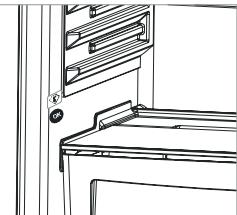 SHARP SJ-NBA21DMXTB - Het vriesvak verwijdenen; - 1