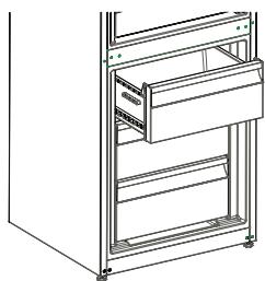 SHARP SJ-NBA21DMXTB - Herausnehmen des Gefrierfachs - 1