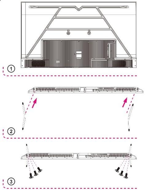 EDENWOOD ED75EA00UHD-GM - Installation de la base - 1