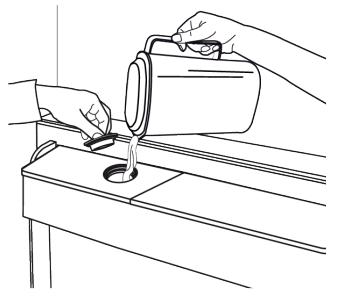 BEKO B1RCNE534DG - Filling the water tank of the water dispenser - 1
