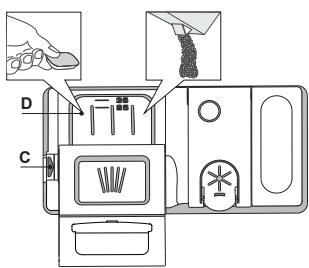 HOTPOINT H4FD641A 14S41DB - HET VAAT WASMIDDELDOSEERBAKJE VULLEN - 1