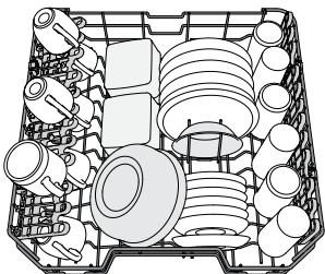 HOTPOINT H4FD641A 14S41DB - LLENADO DEL LAVAVAJILLAS - 1
