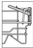 HOTPOINT H4FD641A 14S41DB - SUJECCIONES PLEGABLES CON POSICION AJUSTABLE - 2