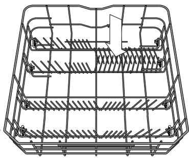 HOTPOINT H4FD641A 14S41DB - LOWER RACK - 2