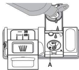 HOTPOINT H4FD641A 14S41DB - HET GLANSSPOELMIDDELRESERVOIR BIJVULLEN - 2