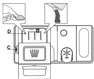 HOTPOINT H4FD641A 14S41DB - FILLING THE DETERGENT DISPENSER - 1