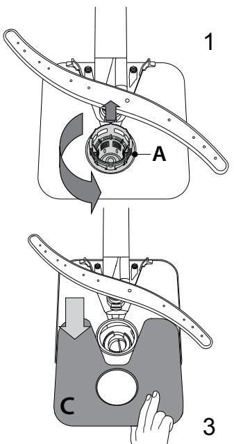 HOTPOINT H4FD641A 14S41DB - El lavavajillas no se debe usar sin filtros o si el filtro está suelto. - 1