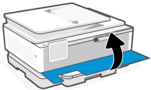 HP OJ PRO 8124e - Élimination d'un bourrage papier au niveau de la zone d'impression - 8
