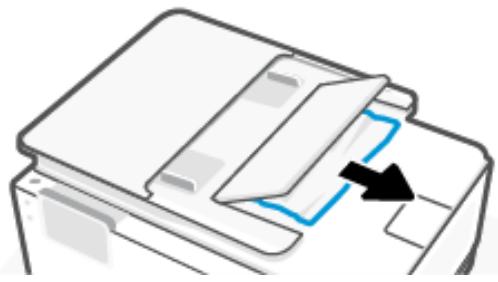 HP OJ PRO 8124e - Élimination d'un bourrage papier dans le chargeur de documents - 5