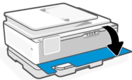 HP OJ PRO 8124e - Élimination d'un bourrage papier au niveau de la zone d'impression - 1