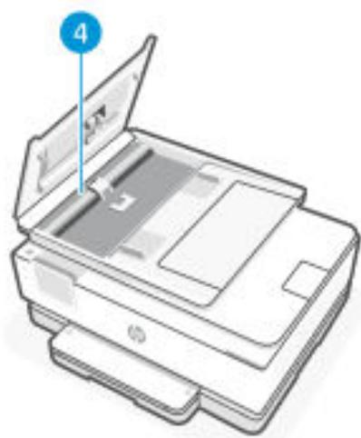HP OJ PRO 8124e - Emplacements possibles des bourages - 2