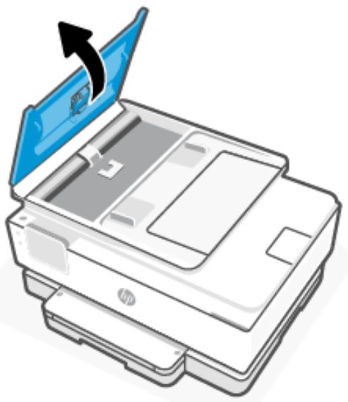HP OJ PRO 8124e - Nettoyage du bac d'alimentation de documents - 1