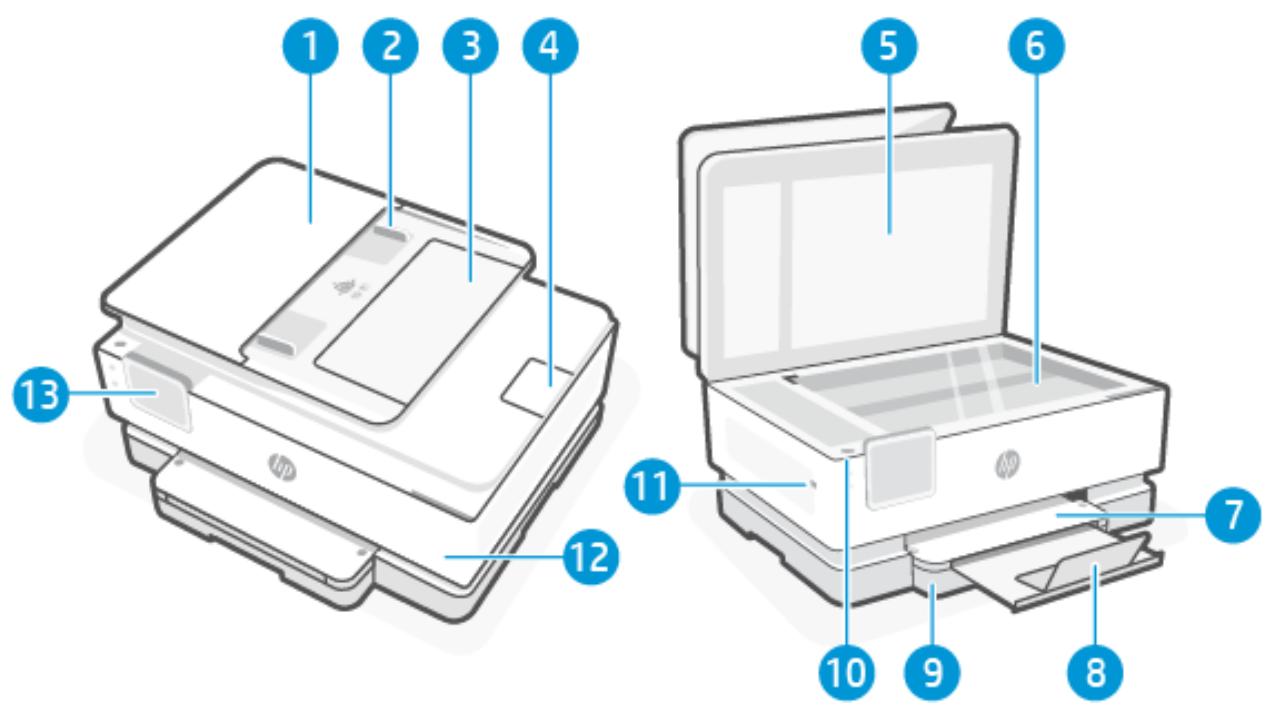 HP OJ PRO 8124e - Vue avant - 1