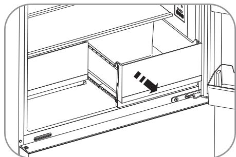 VALBERG CNF 503 E X180C - Bac à légumes du compartmenté Réfrigérateur - 1