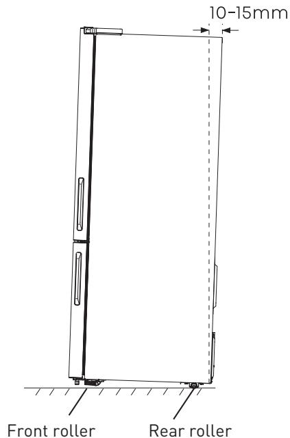 VALBERG CNF 503 E X180C - Leveling of appliance - 1