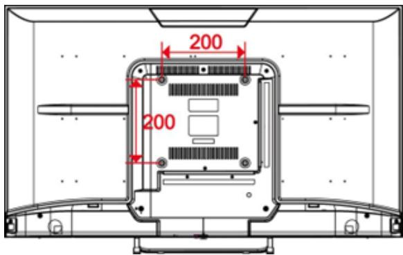 EDENWOOD ED43EA09UHD-GM - Instructions de fixation murale - 1