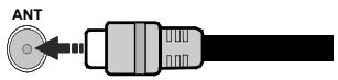 EDENWOOD ED32A10HD-VE - Anschluss der Antenne - 1