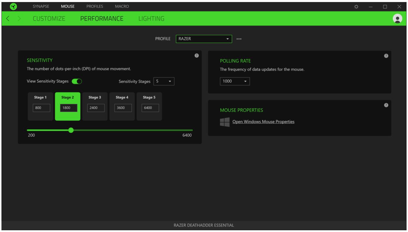 RAZER Deathadder essential noir filaire - PERFORMANCE - 1