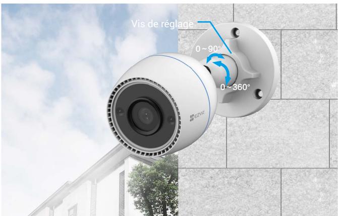 EZVIZ H3C 1080p - Procedure d'installation - 2