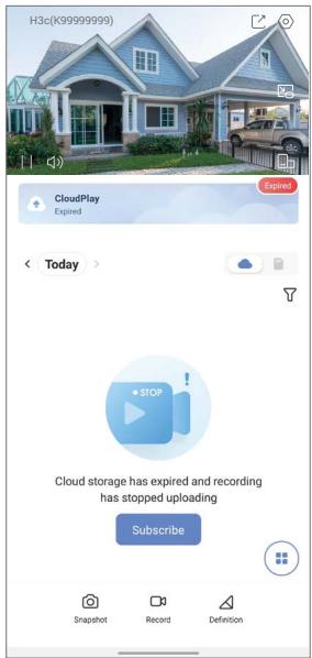 EZVIZ H3C 1080p - Vue en direct - 1