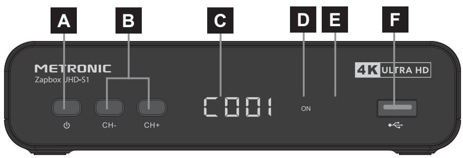 METRONIC UHD 4K S1 - - DESCRIPTION DU DÉCODEUR - 1
