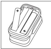 BRAUN YK-81CEU - Installieren und Austauschen von Batterien (erste Einrichtung) - 2