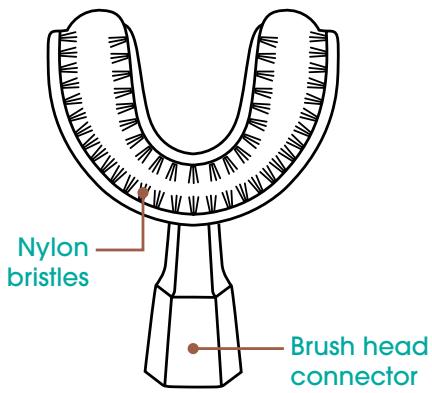 YBRUSH Nylon - BRUSH HEAD - 1