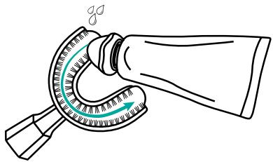 YBRUSH - Appliquez votre dentifrice - 1