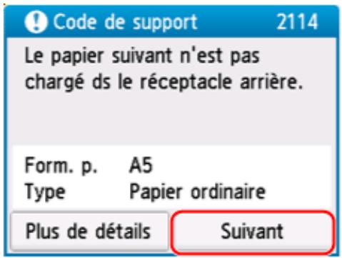 CANON TS7650i - Sélectionnez Suivant. - 1