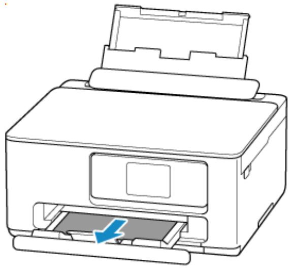 CANON TS7650i - Retrait du papier coince au niveau de la fente d'éjection du papier - 1
