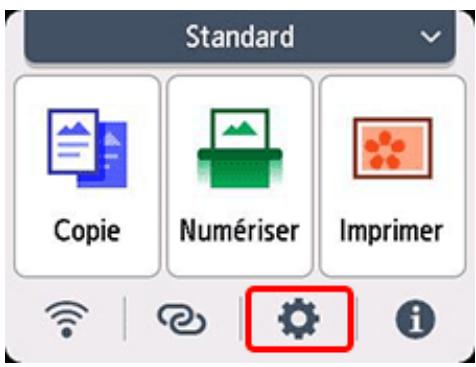 CANON TS7650i - Désactiver les notifications pour l'erreur 2114 - 2