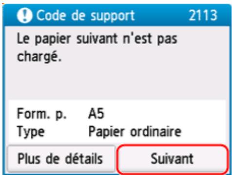 CANON TS7650i - Sélectionnez Suivant. - 1