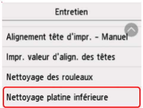 CANON TS7650i - Nettoyage de l'intérieur de l'imprimante (nettoyage de la platine inférieure) - 1