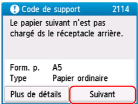 CANON TS7650i - Sélectionnez Suivant. - 1