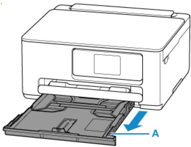 CANON TS7650i - Retirez la cassette (A) de l'imprimante. - 1