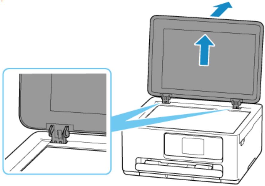 CANON TS7650i - Retrait du capot du scanner : - 1