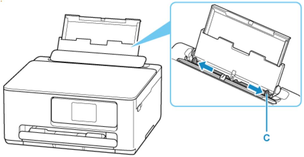 CANON TS7650i - Ouvrez le couvercle de la fente d'alimentation (A). - 3
