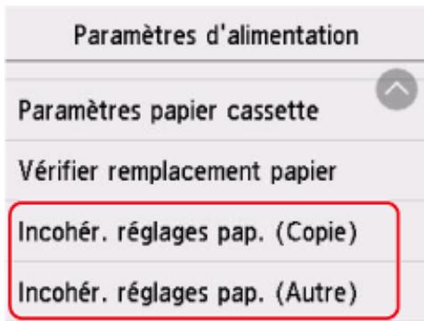 CANON TS7650i - Désactiver les notifications pour l'erreur 2114 - 4