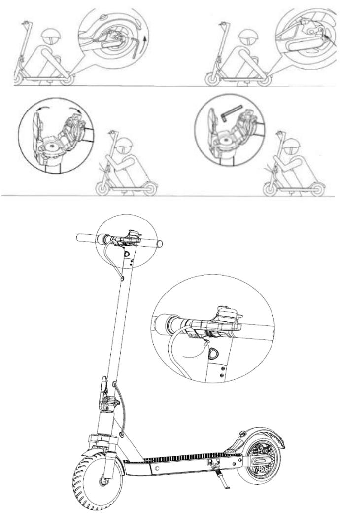 URBAN GLIDE Ride 100 MAX - Maintenance potence/frein - 1
