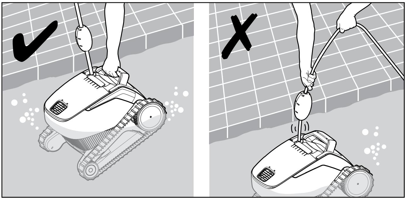 MAYTRONICS Cleaner Mass 14 - Sortie du nettoyeur hors de la piscine - 2