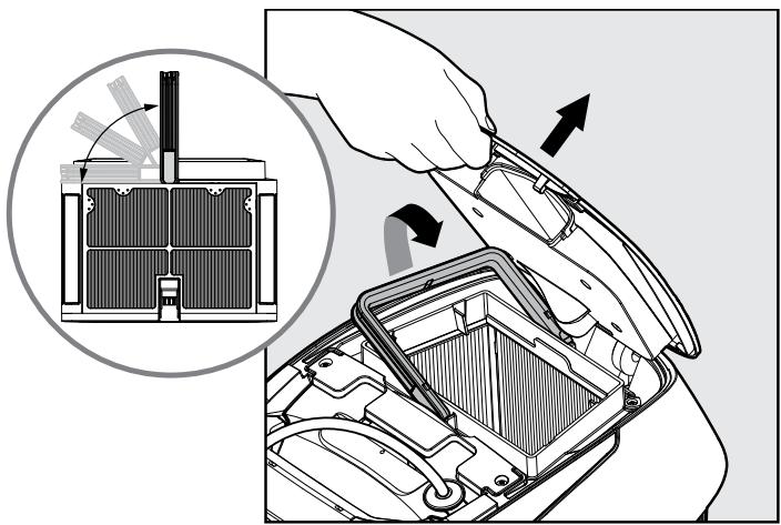 MAYTRONICS Cleaner Mass 14 - Nettoyage après usage - Désassemblage et nettoyage du panier de filtrage - 2
