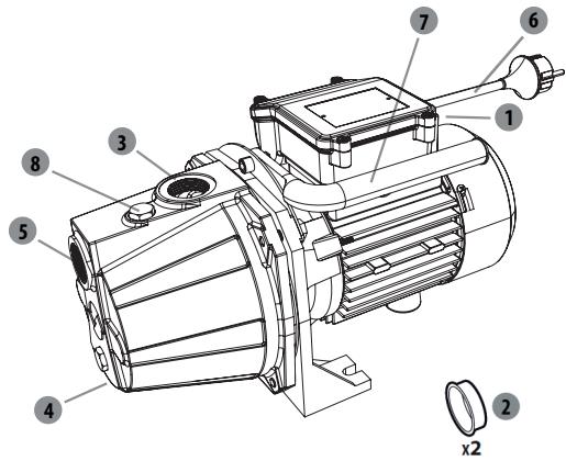 STERWINS 1100 jet ic-3 4800 l/h - DESEMPACOTAR - 1