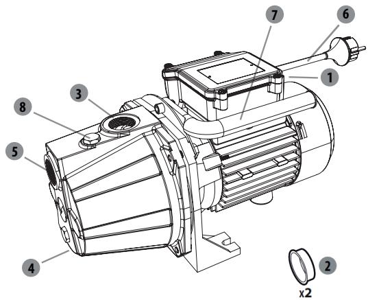 STERWINS 1100 jet ic-3 4800 l/h - PO3NAKYBAHHA - 1