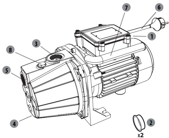 STERWINS 1100 jet ic-3 4800 l/h - PACIIAKOBKA - 1
