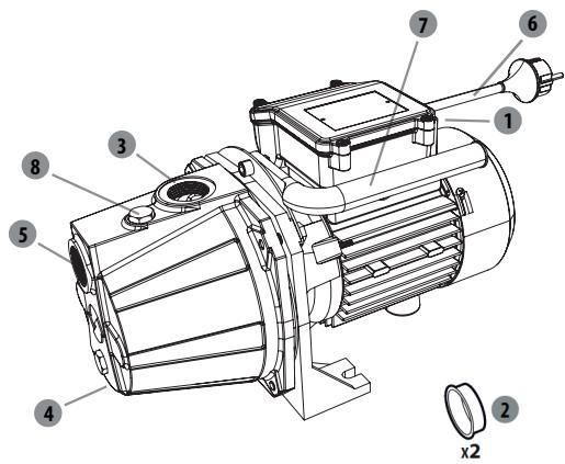 STERWINS 1100 jet ic-3 4800 l/h - DÉBALLAGE - 1