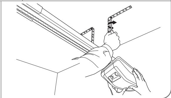 AVIDSEN STRÖMMA600 - - FIXATION DE LA MOTORISATION ASSEMBLÉE AU PLAFOND ET SUR LA PORTE - 8
