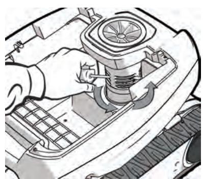 ZODIAC OT 2190 TILE - I Nettoyage de l'hélice - 5